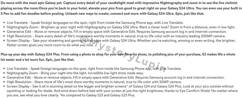 Fitur Live Translate dan Generative Edit di Samsung S24 Series