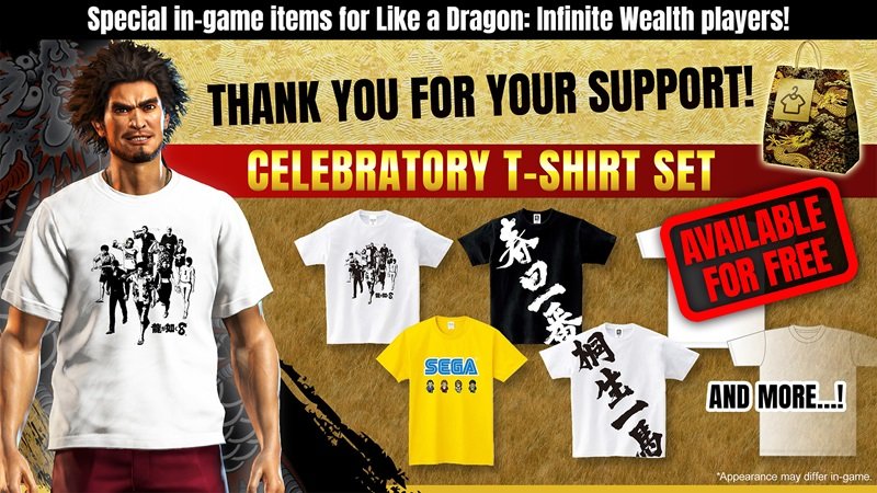 1 Juta Unit Penjualan Game Like a Dragon Infinite Wealth