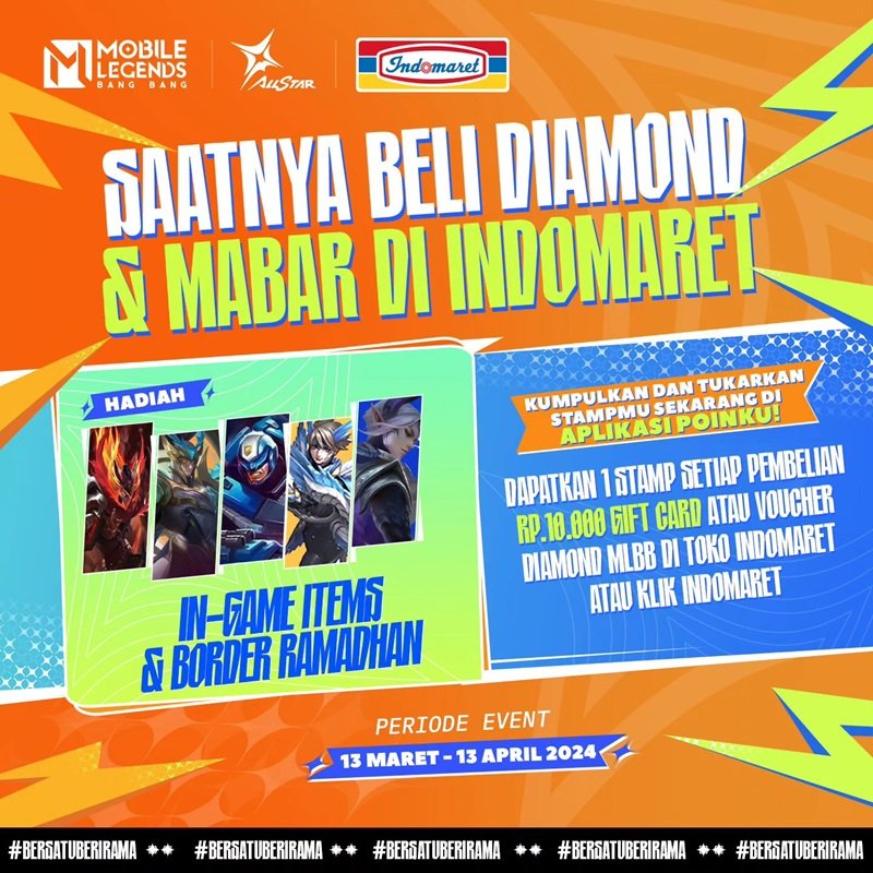 Event Mabar Selama Mudik di Indomaret dan SPBU Pertamina