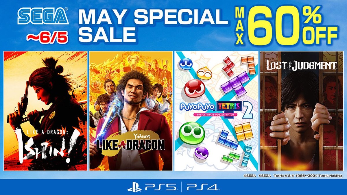 Game SEGA May Special Sale 2024