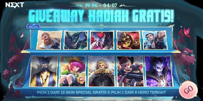 Program Berhadiah Komunitas dan Media Sosial MLBB Indonesia