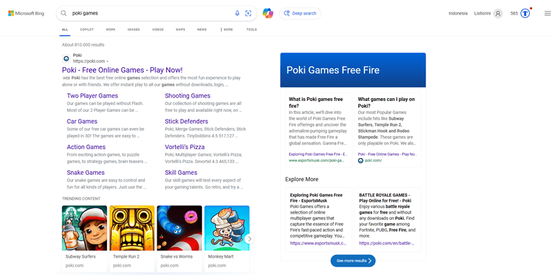 Cara Main Poki Game 1