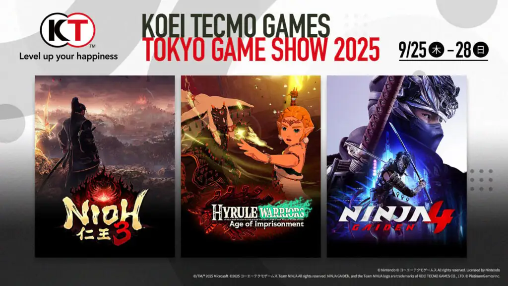 Koei Tecmo TGS 2025 Lineup