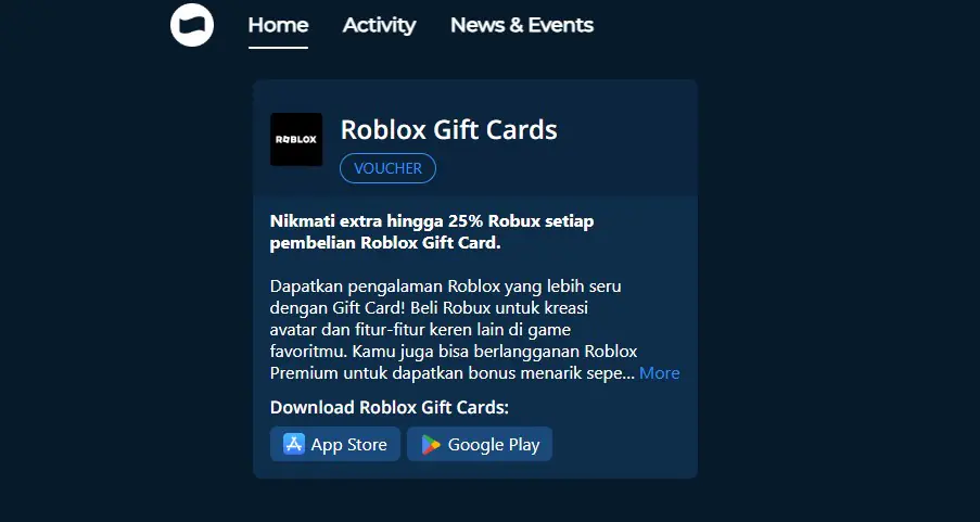 cara mendapatkan robux via dana