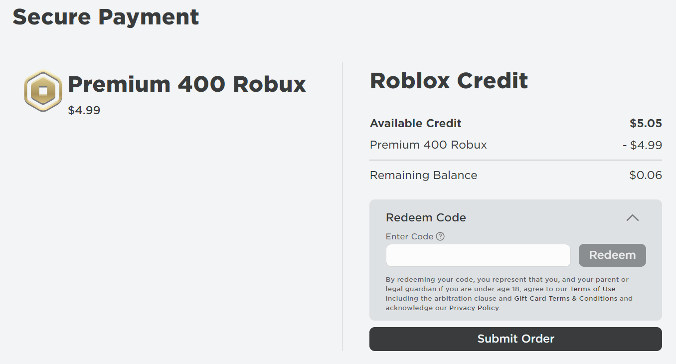 redeem