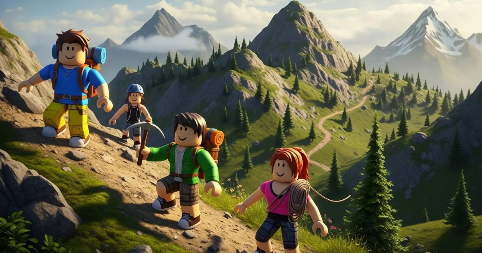 Cara Mendaki Gunung di Roblox 5