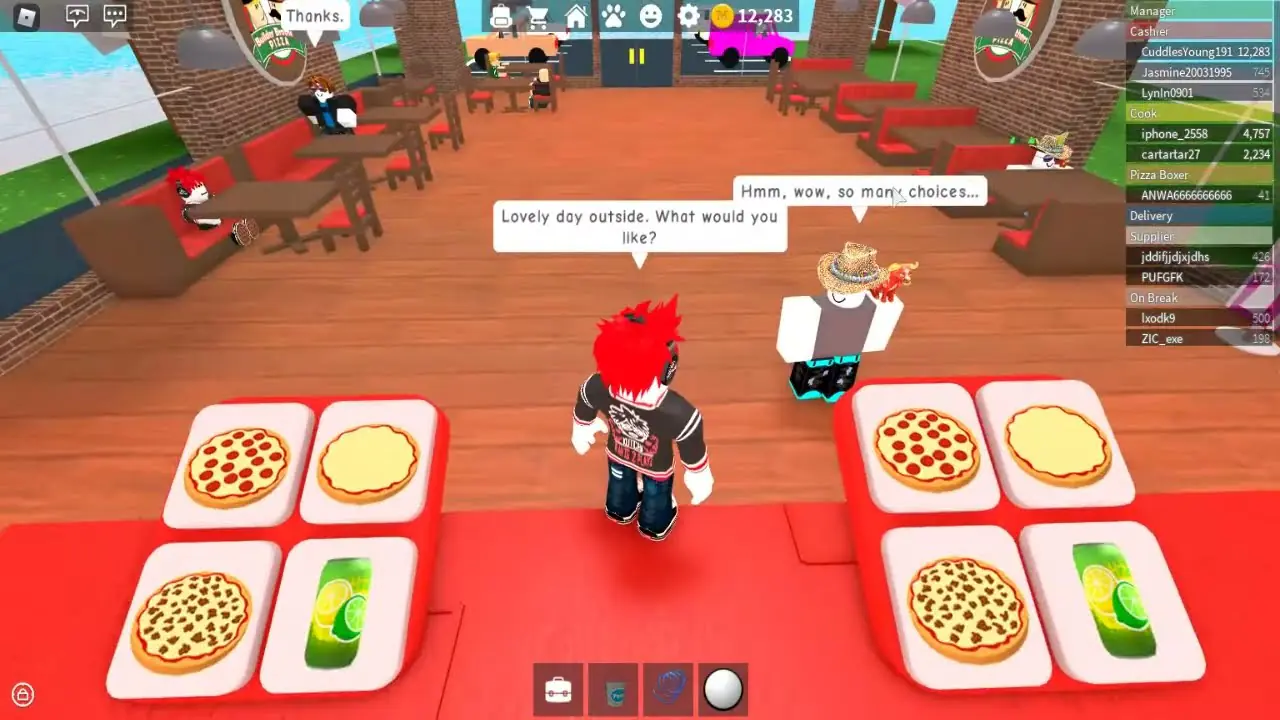 Work at a Pizza Place