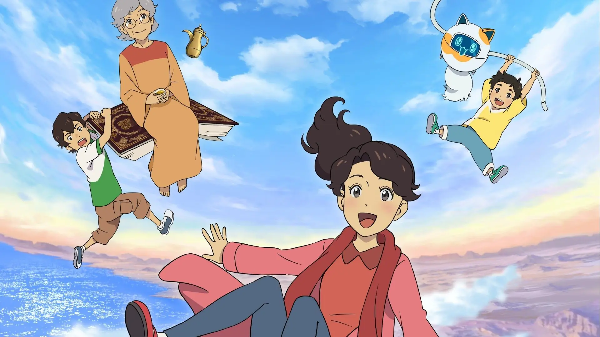 Anime Asateer Future Folktales Angkat Cerita Rakyat Arab Asateer: Future's Folktales (Manga Productions / Toei Animation)