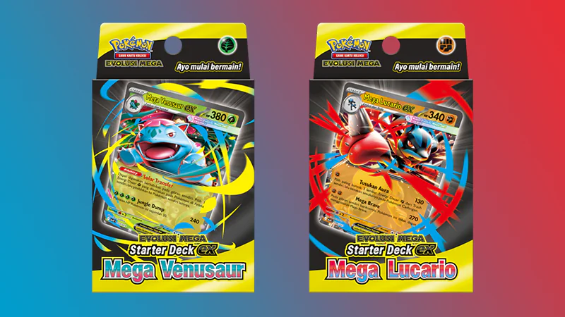 Starter Deck ex Lucario dan Starter Deck ex Venusaur