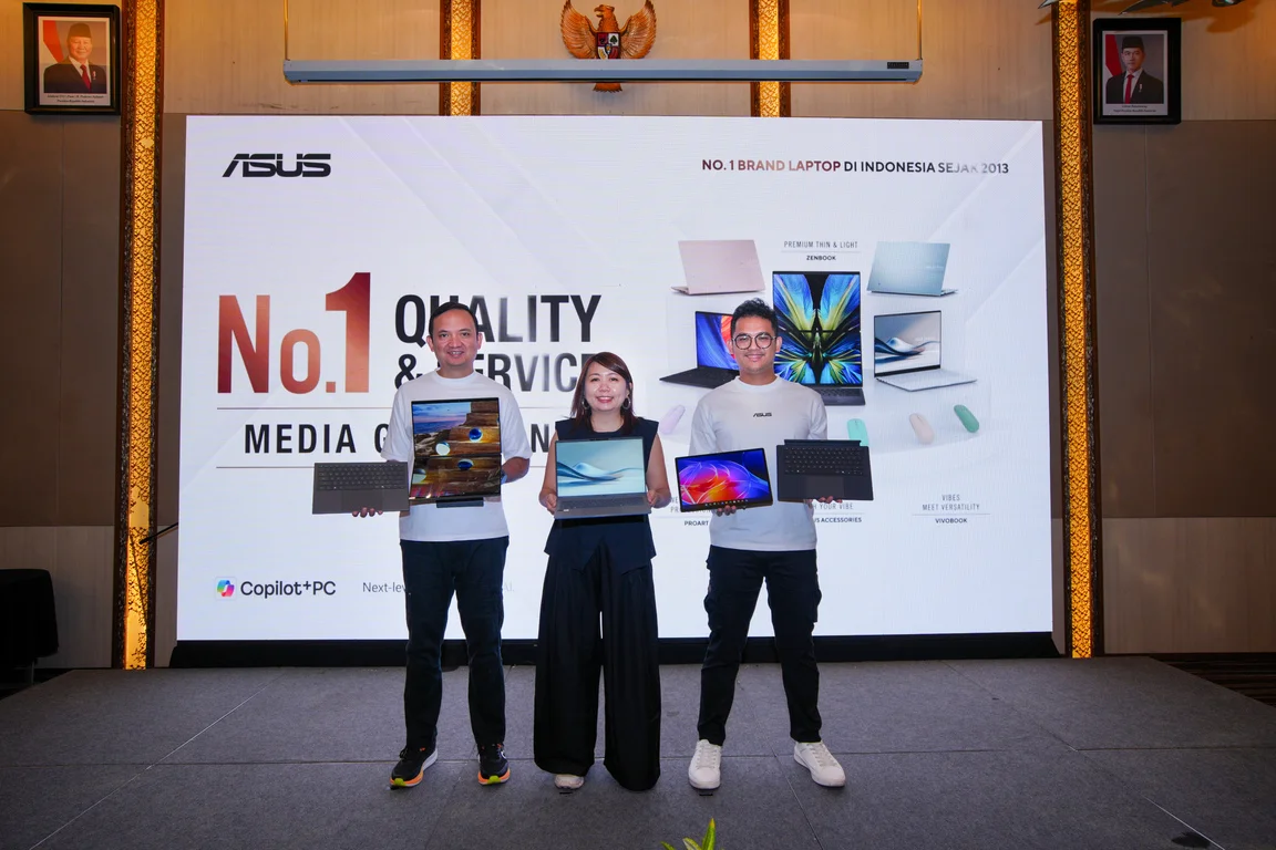 ASUS Perkuat No.1 Quality & Service 2026 di Yogyakarta, Hadirkan Laptop Tangguh, Stylish, dan Berbasis AI
