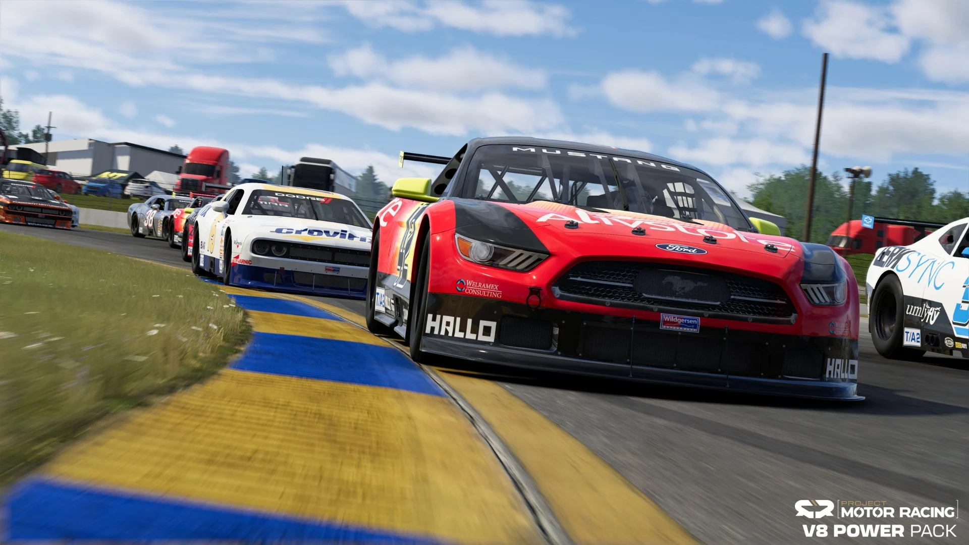 Project Motor Racing Announces the V8 Power Pack 2026 DLC Project Motor Racing (Straight4 Studios / GIANTS Software)