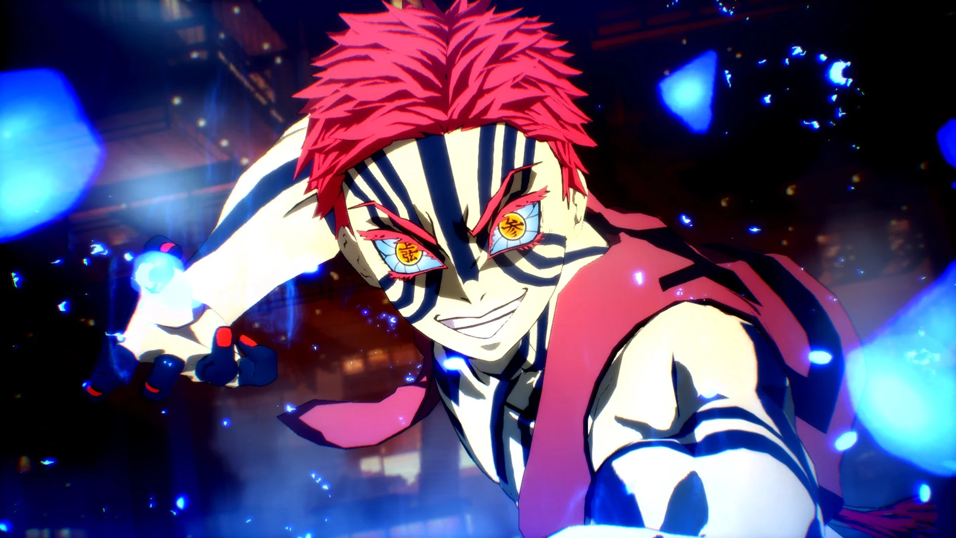 Akaza di Demon Slayer -Kimetsu no Yaiba- The Hinokami Chronicles 2 Nintendo Switch 2 Edition