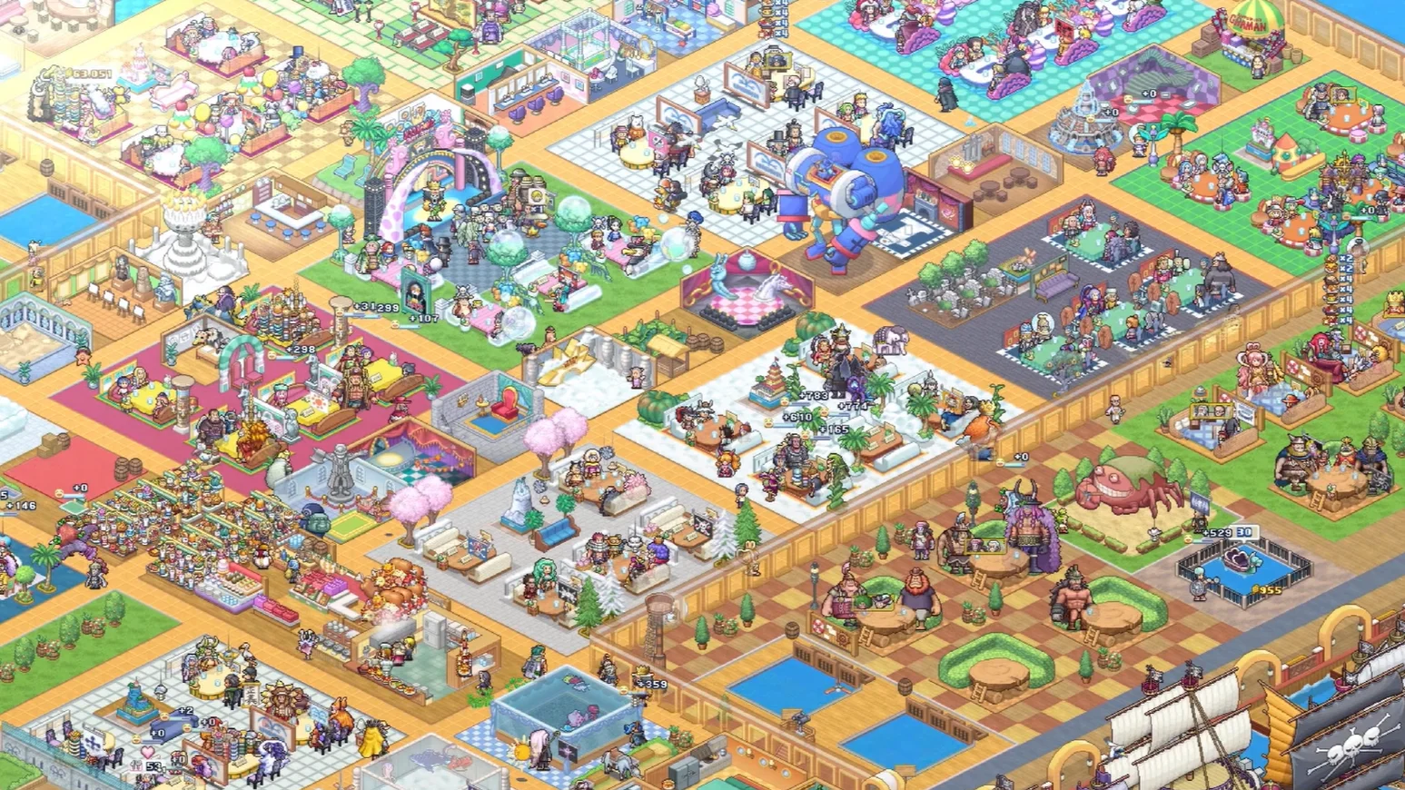 Restoran besar yang dibangun di ONE PIECE: Grand Gourmet