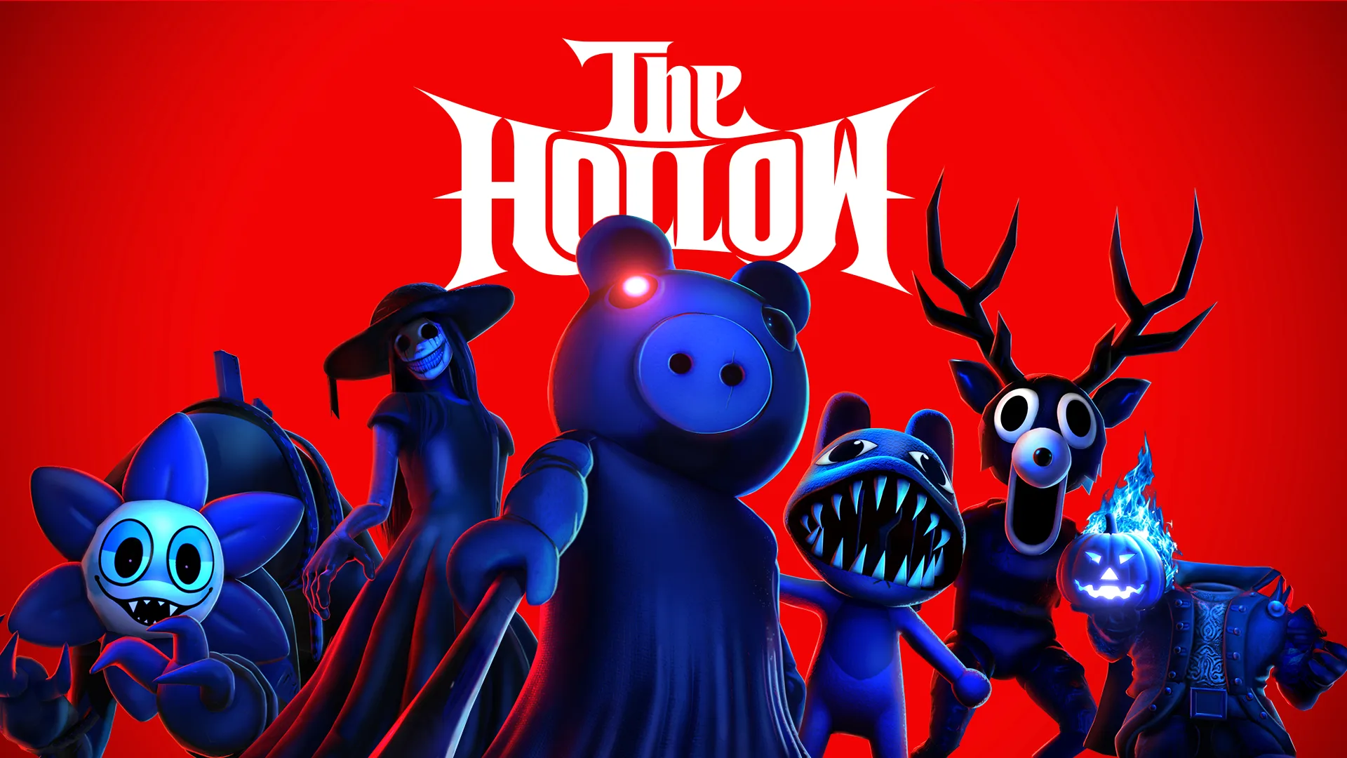 Event Halloween Roblox The Hollow Hadirkan 9 Monster Selama 9 Malam Key art event The Hollow di Roblox