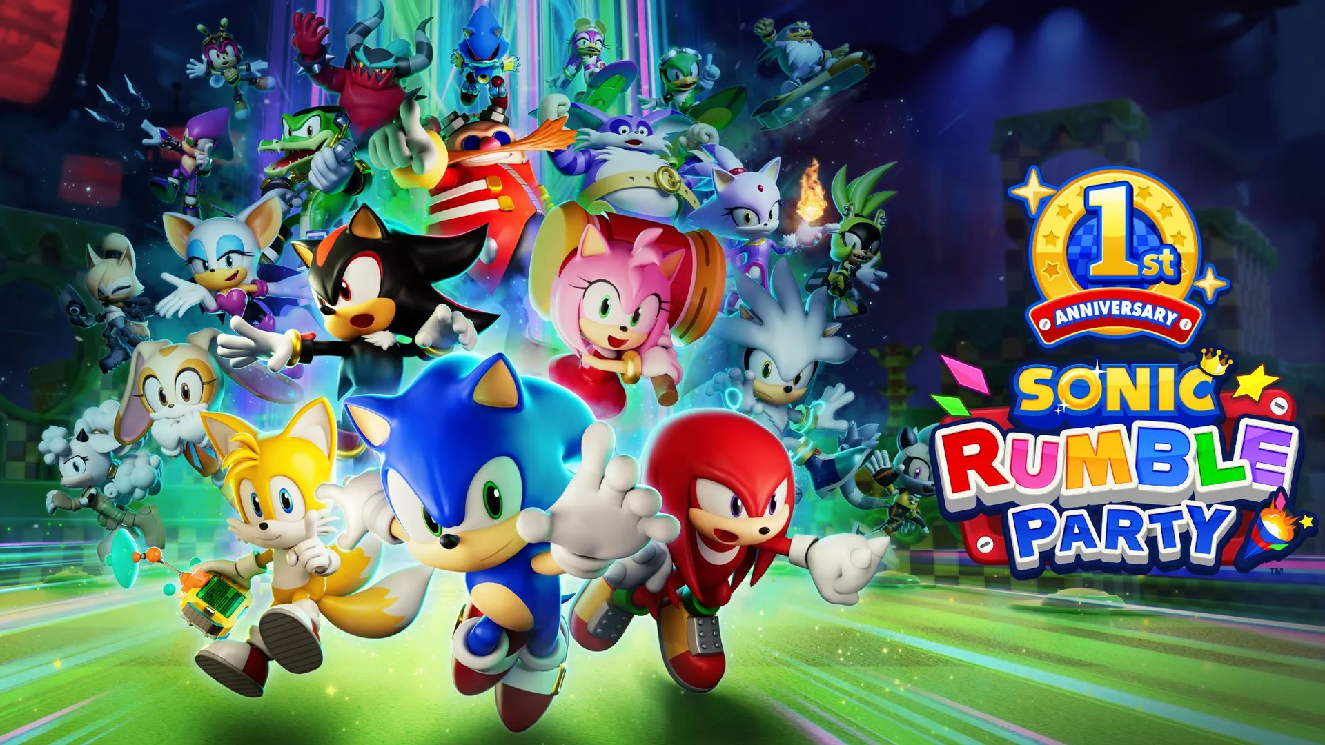 Main visual 1st Anniversary Sonic Rumble Party