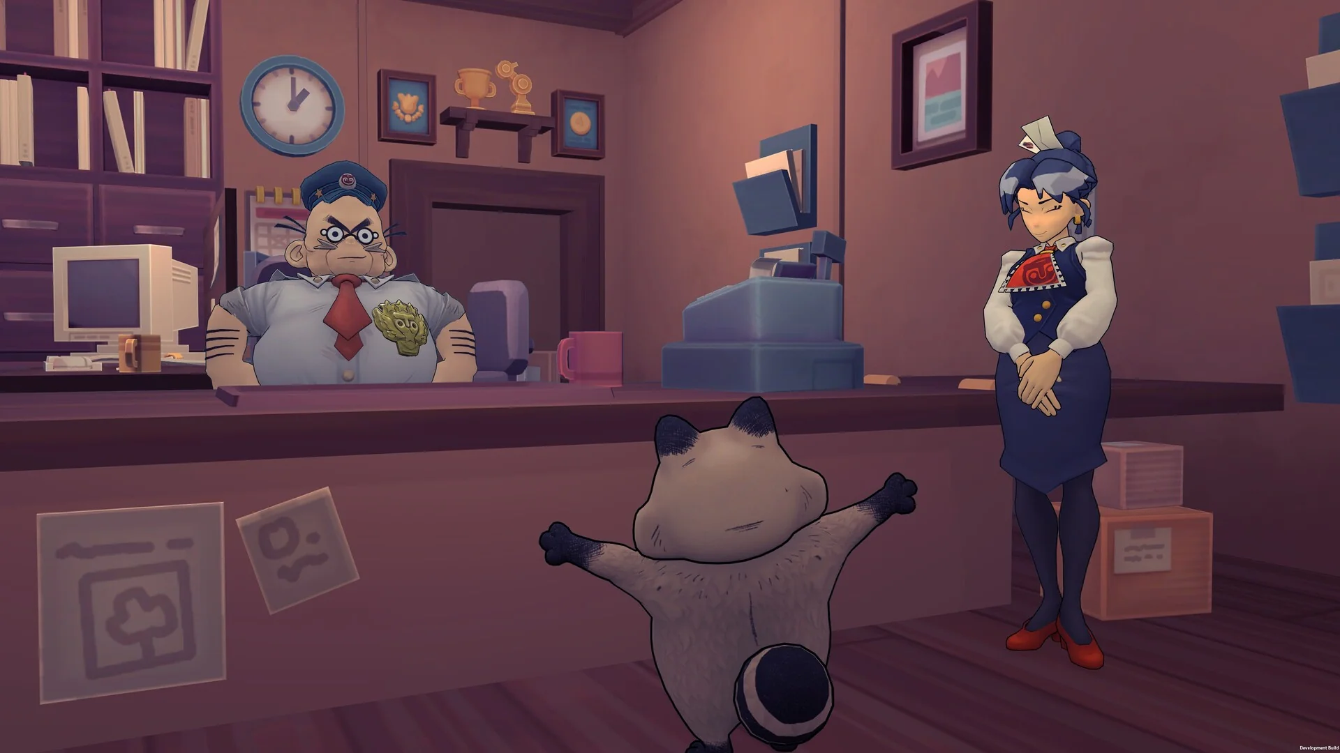 Pon di kantor pos dalam TANUKI: Pon's Summer (Denkiworks / CRITICAL REFLEX)