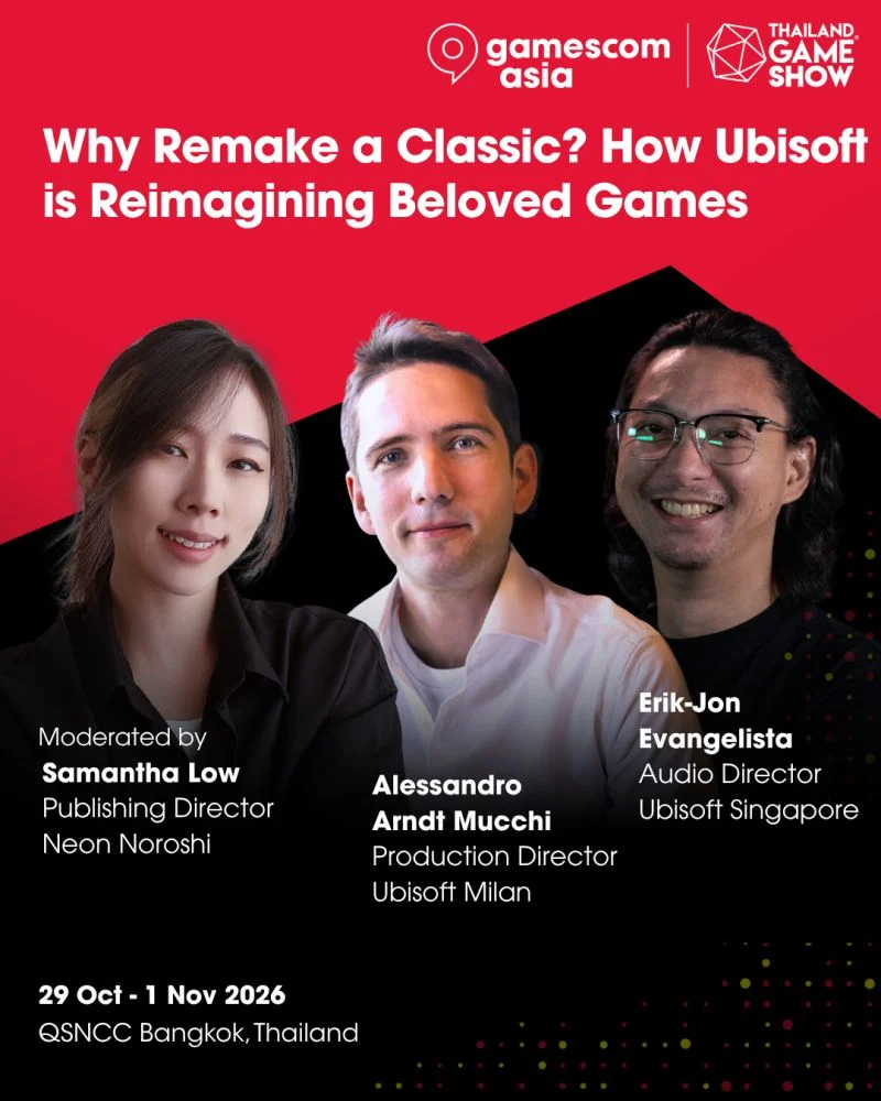 Why Remake a Classic? How Ubisoft is Reimagining Beloved Games – gamescom asia x Thailand Game Show 2026